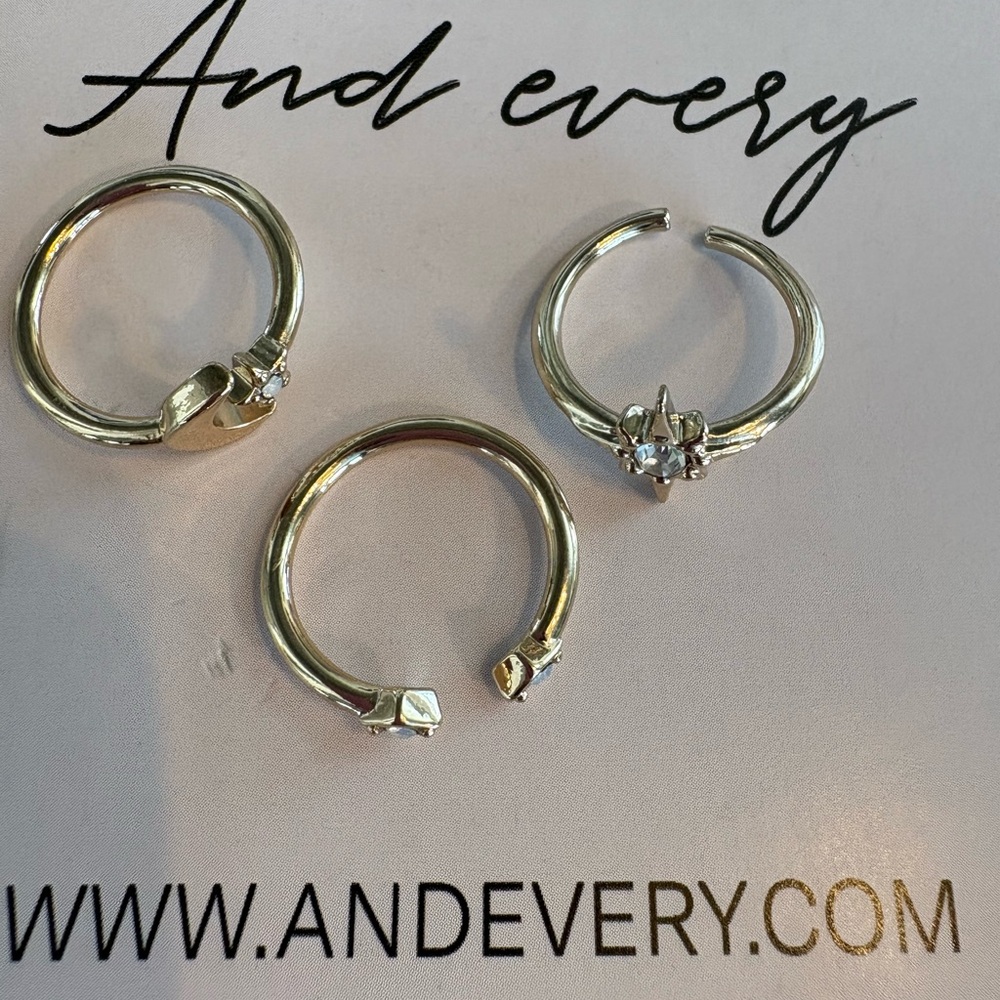 🆕Adjustable Celestial Ring Set of 3